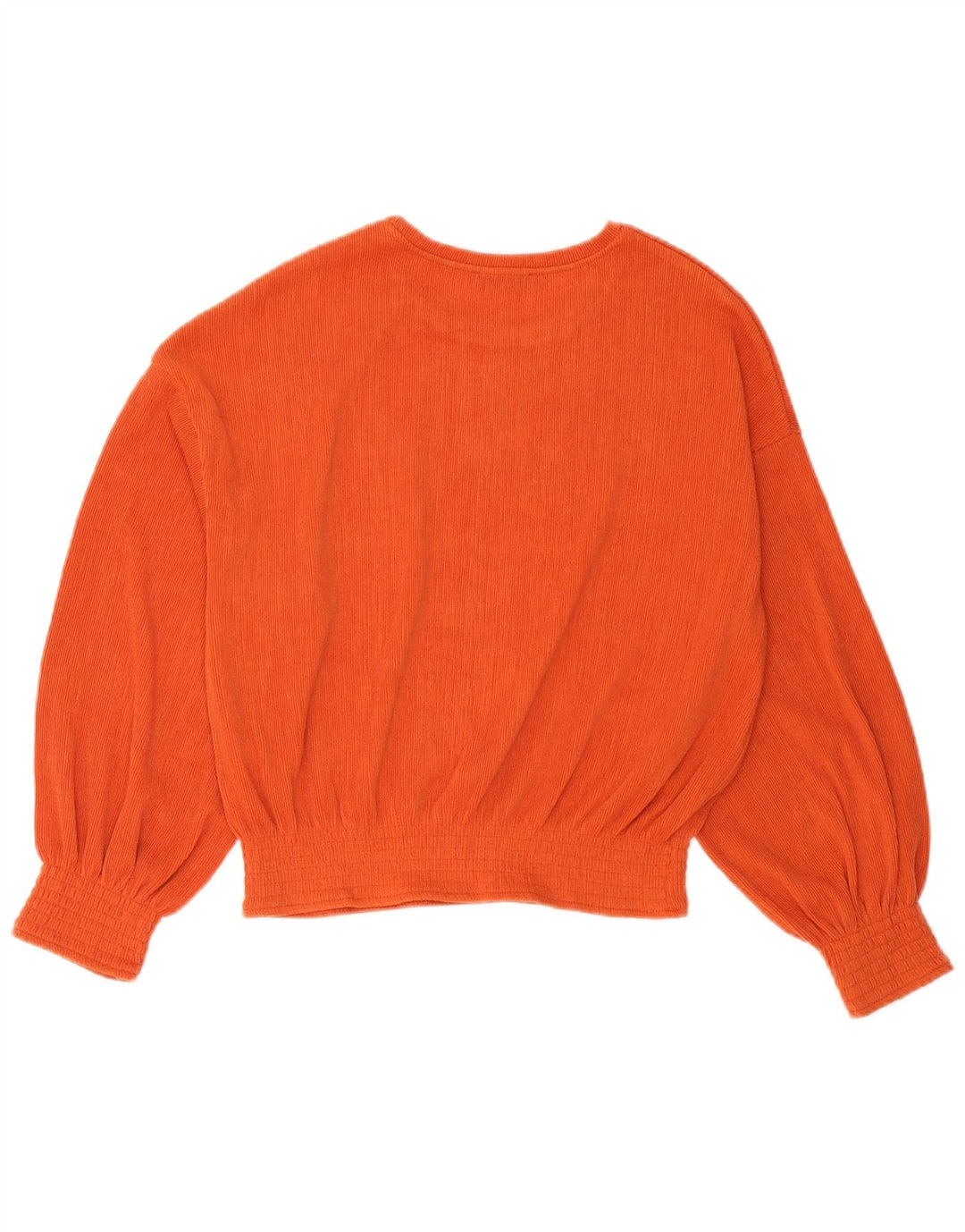 Übergroßes Blusenoberteil für Damen von Zara, UK 10, Größe S, Orange, Polyester