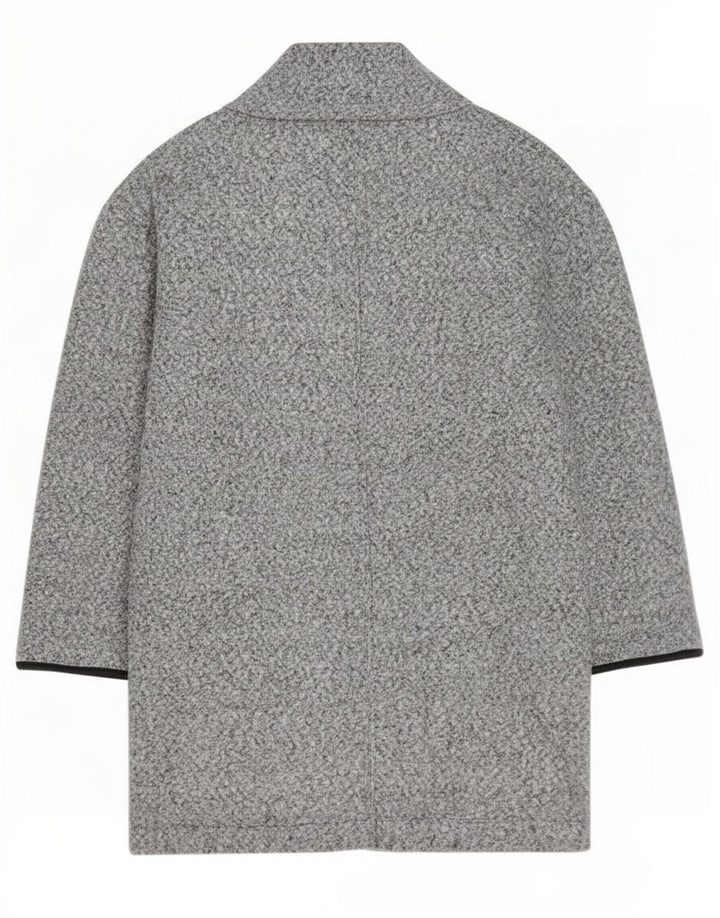 Marks & Spencer Γυναικείο Petite Open πανωφόρι UK 12 Medium Grey Flecked