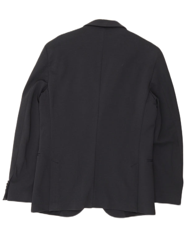 Hugo Boss Herre 2-knaps blazerjakke EU 48 Medium Navy Blue Viscose