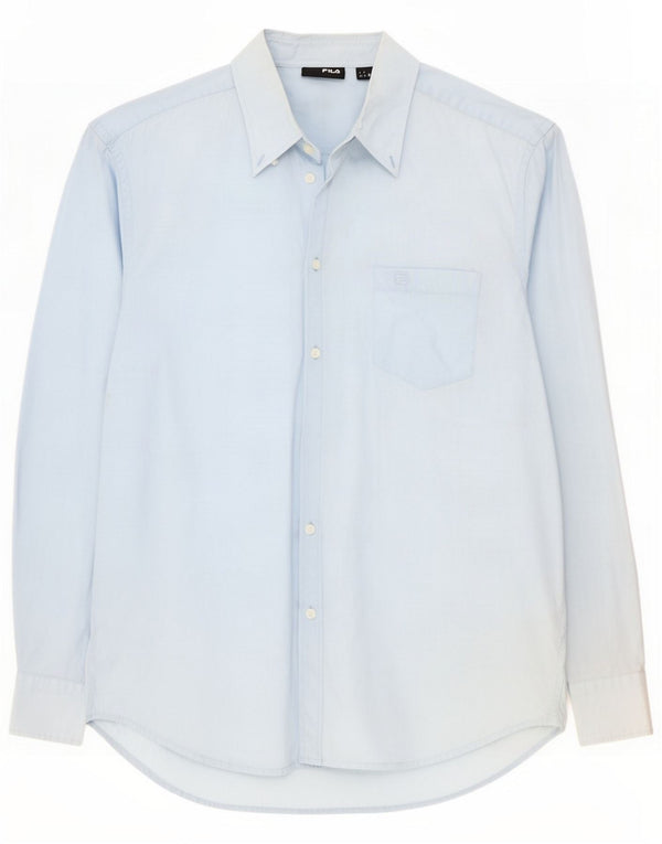 Fila Mens Shirt Small Blue Cotton