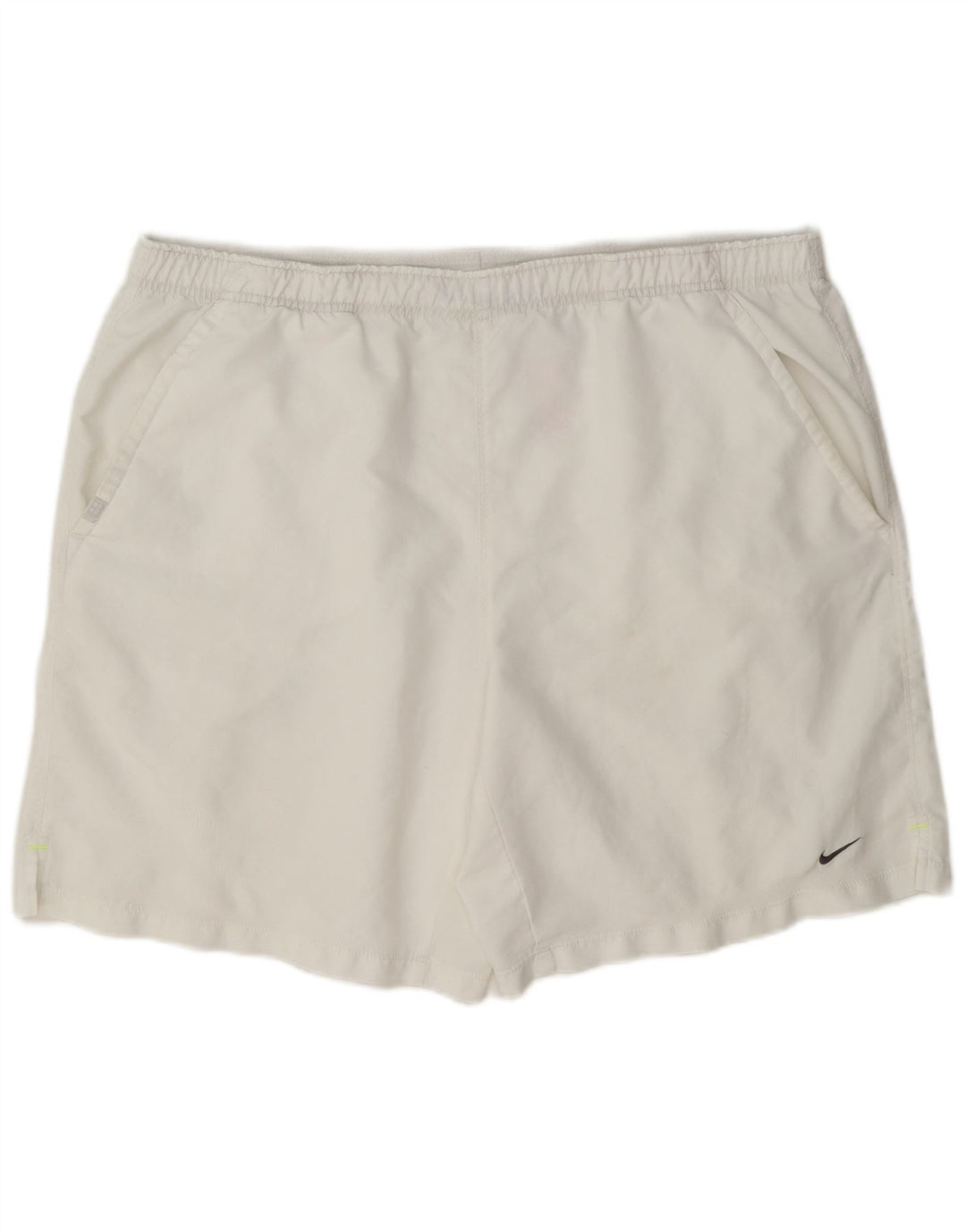Pantaloncini sportivi Nike da uomo XL in poliestere bianco