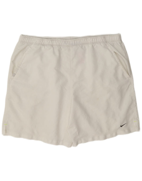 Nike Mens Sport Shorts XL White Polyester