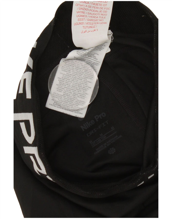 Nike Boys Dri Fit grafiske leggings 10-11 år Medium Sort Colourblock