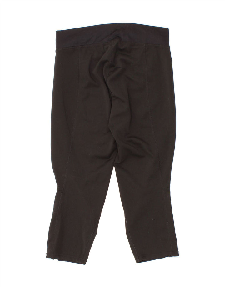 ADIDAS Womens Capri Leggings UK 8/10  Small Black Vintage Adidas and Second-Hand Adidas from Messina Hembry 