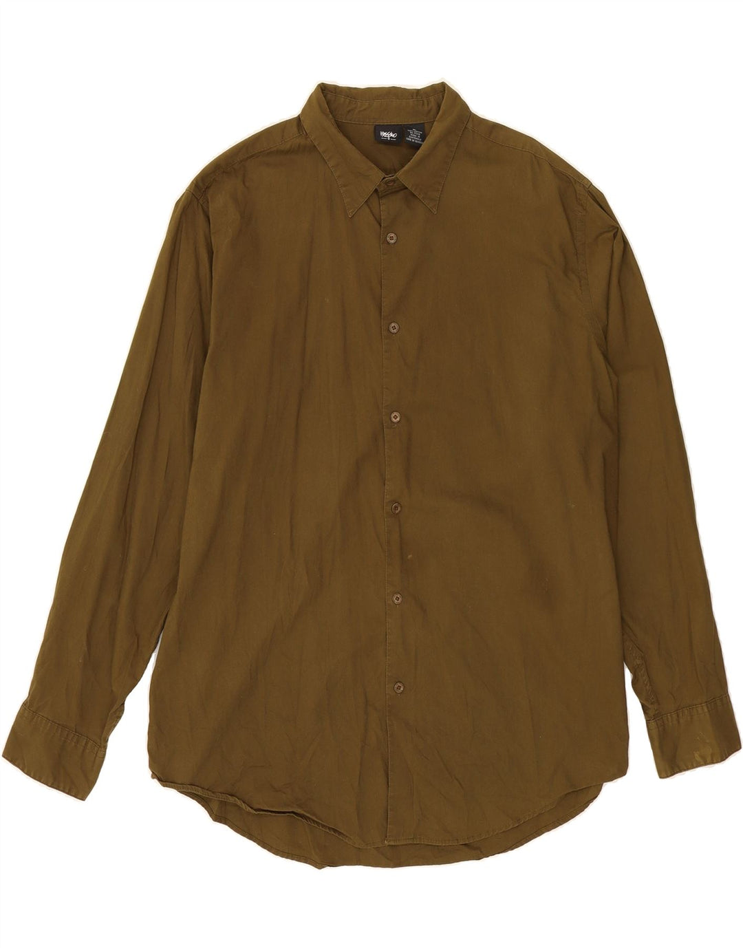MOSSIMO Mens Shirt XL Khaki Cotton Vintage Mossimo and Second-Hand Mossimo from Messina Hembry 