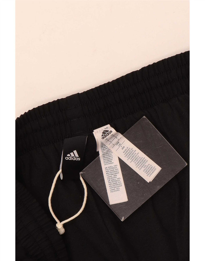 Adidas Mens Tracksuit Trousers Joggers Large Black Polyester