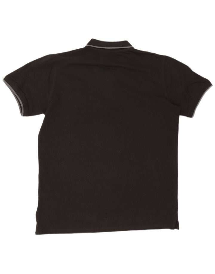 Carrera Herren Regular Poloshirt XL Schwarz Baumwolle