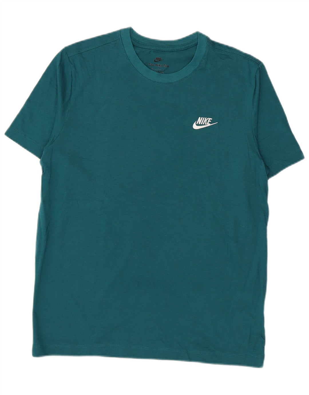 Nike Mens T-Shirt Top Medium Green Cotton
