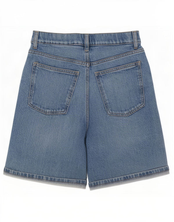 Marks & Spencer Pantalones cortos vaqueros Boyfriend para mujer UK 6 XS W25 Algodón azul