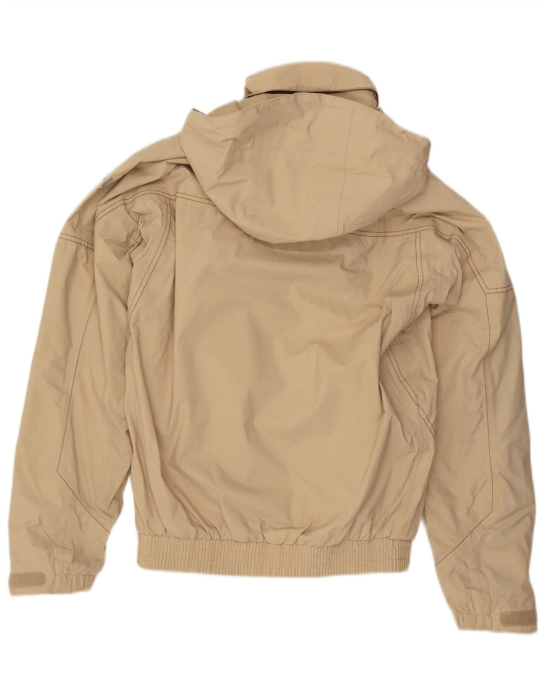 Helly Hansen Herre Grafisk Hooded Bomber Jacket UK 36 Small Beige Nylon