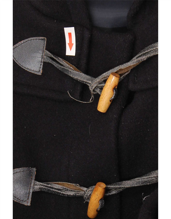 Paul & Shark Womens Hooded Duffle Coat UK 14 Medium Navy Blue Wool