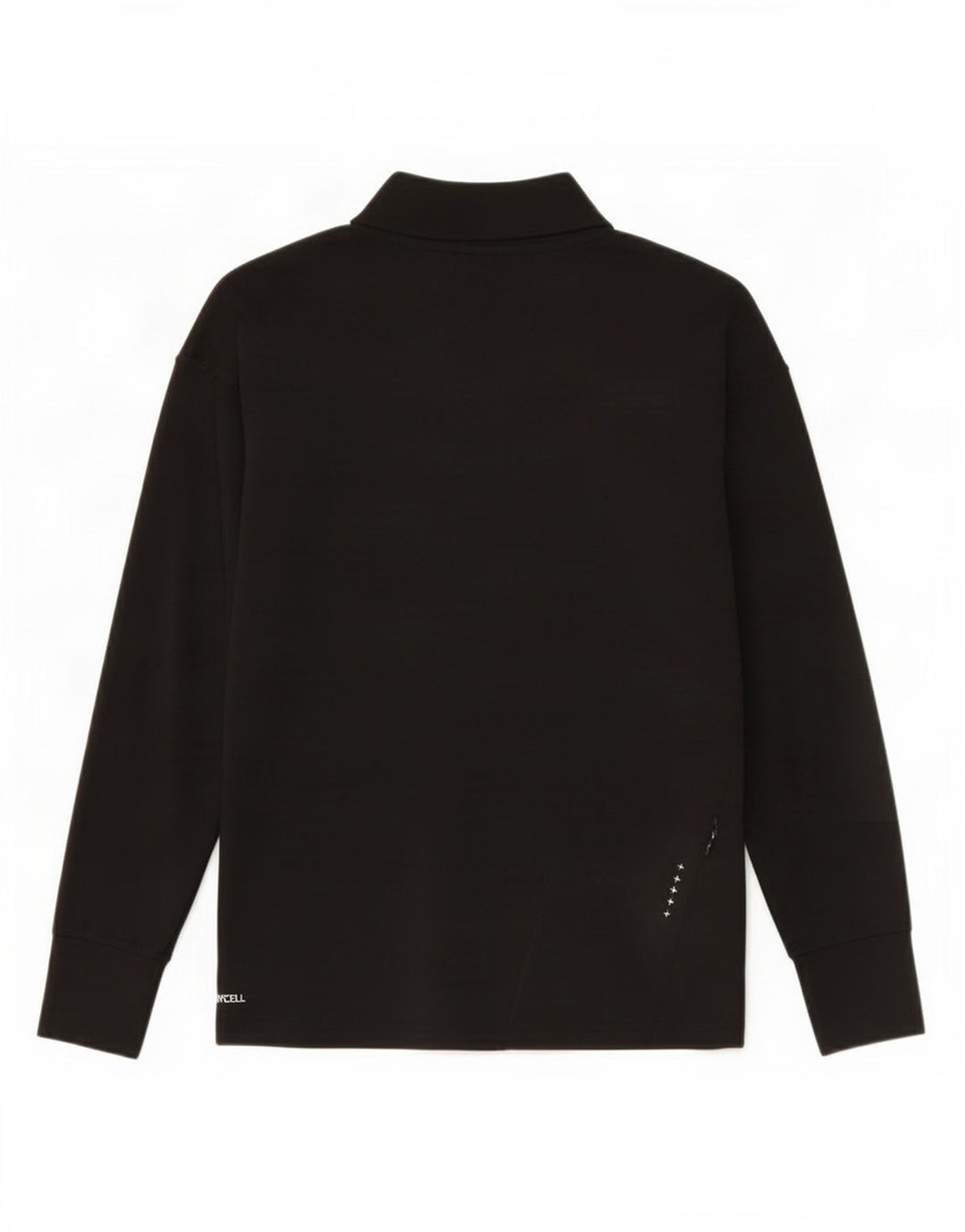 Puma Girls Zip Neck Pullover Træningsdragt Top 11-12 år Sort Polyester