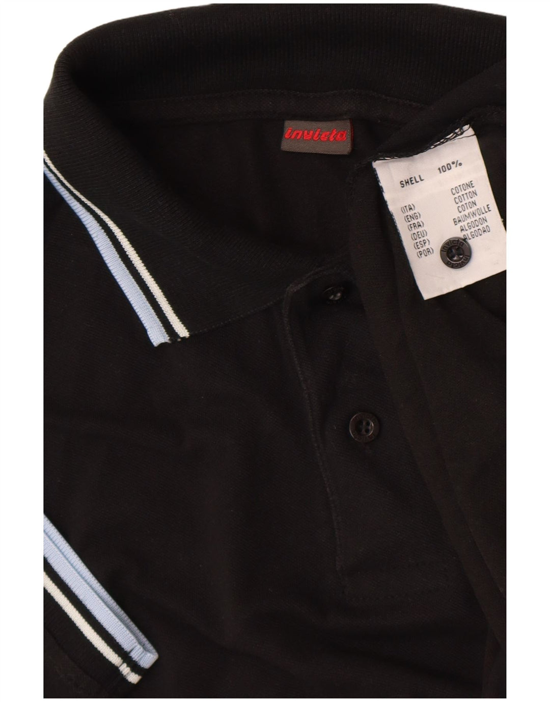 Polo Invicta Uomo XL Cotone Nero