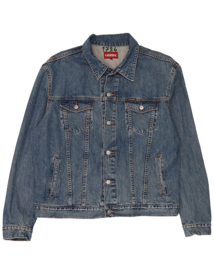 Giacca in denim da donna Carrera UK 20 2XL cotone blu