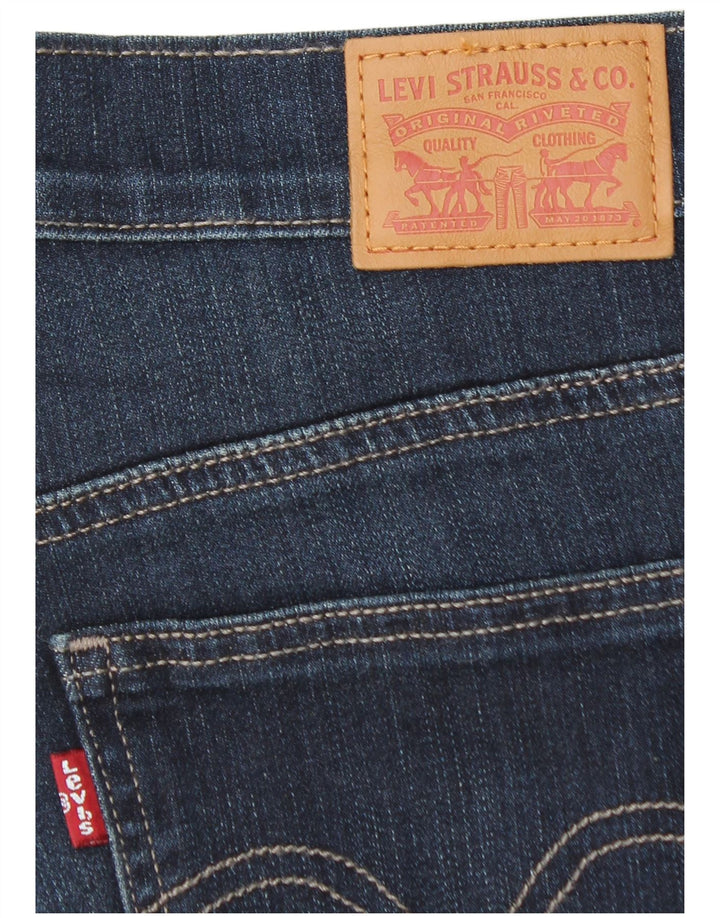 LEVI'S Womens Denim Shorts W29 Medium  Navy Blue Cotton