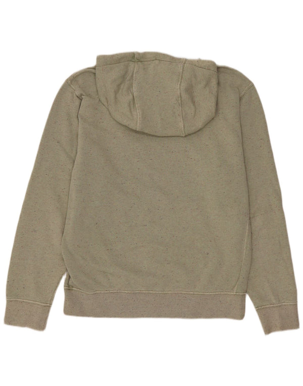 Nike Mens Hoodie Jumper Small Green Flecked Cotton