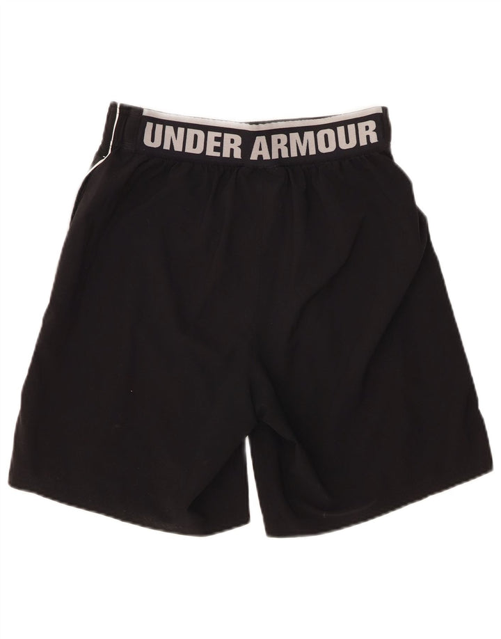 Pantaloni scurți sport grafic pentru bărbați UNDER ARMOUR, poliester mediu negru