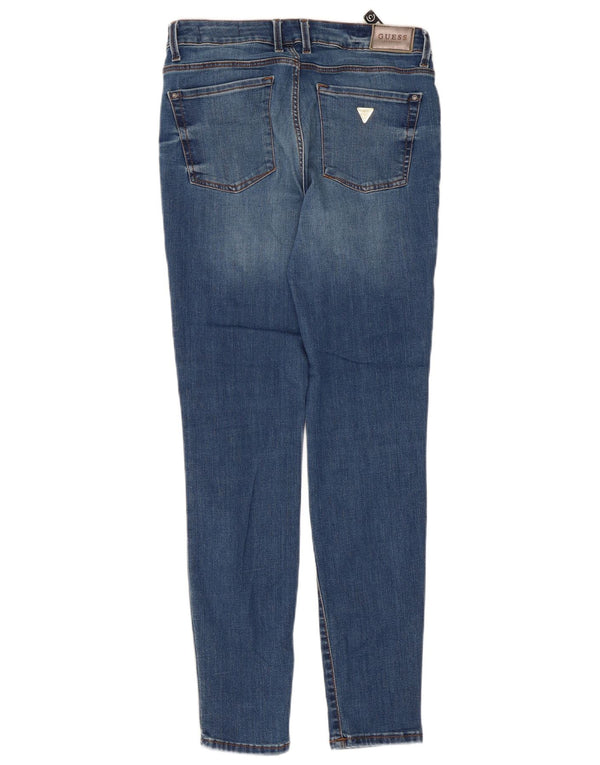 Женские джинсы скинни Guess W29 L29, синие, хлопок