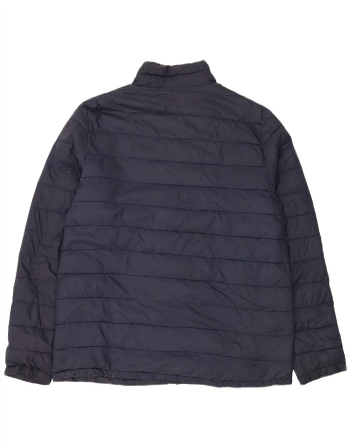 Giacca imbottita da uomo Weird Fish UK 40 Large in nylon blu navy