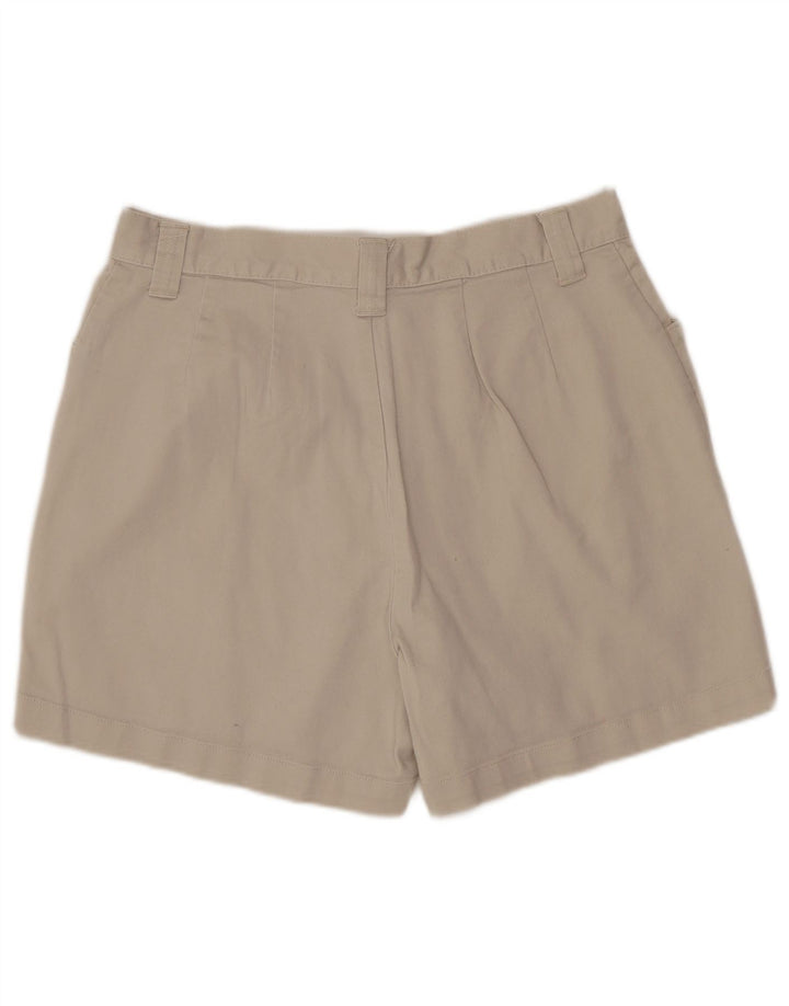Lee Womens Casual Shorts US 8 Medium W28  Beige Cotton