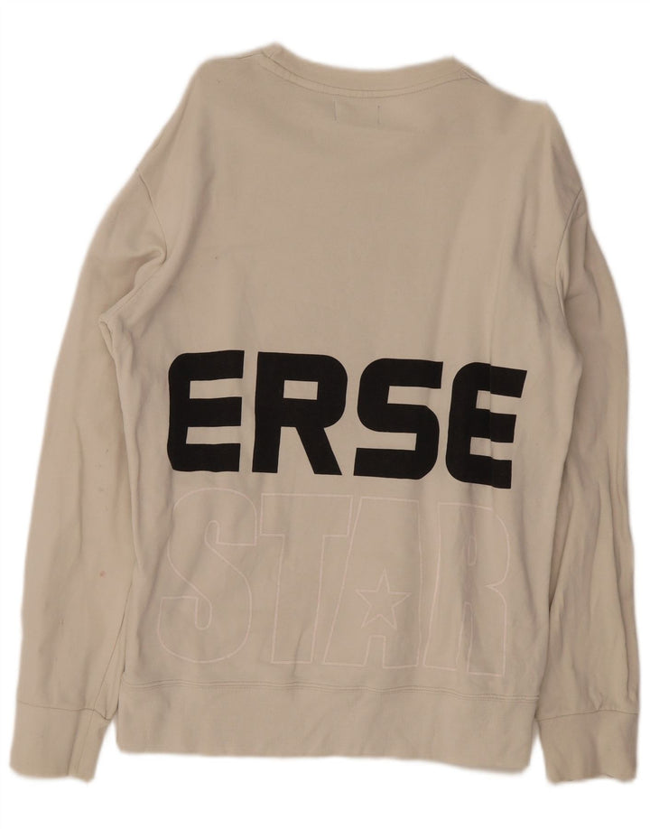 Converse Herren-Sweatshirt mit Grafik, mittelbeige Baumwolle