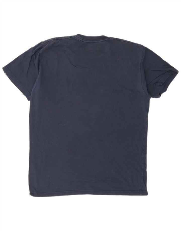 Vans Mens Classic Fit T-Shirt Top Medium Navy Blue Cotton