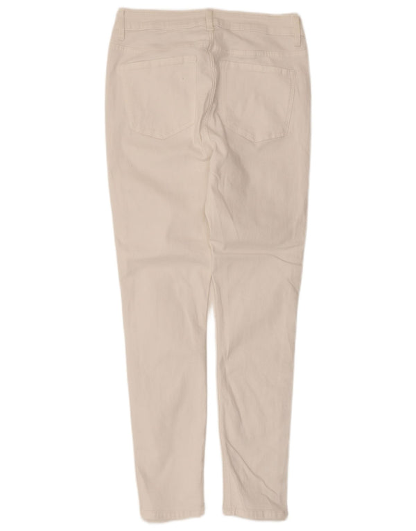 Marks & Spencer Damskie The Ivy Skinny Jeans UK 12 Medium W30 L28 Białe