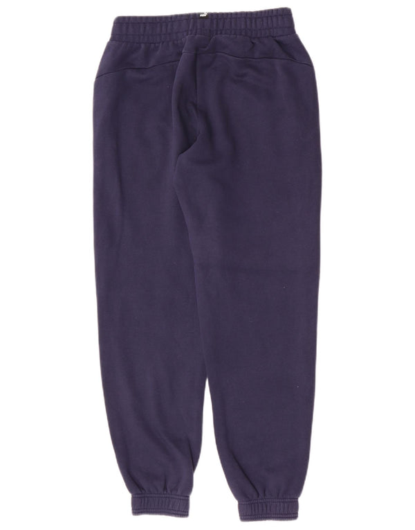 Puma Jungen-Trainingshose, Jogginghose, 13–14 Jahre, marineblaue Baumwolle