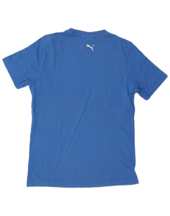 Мужская футболка с рисунком Puma, средний синий
