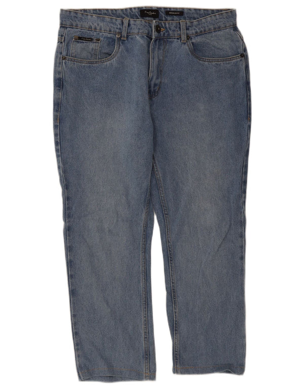 Pierre Cardin Mens Regular Fit Straight Jeans W34 L24 Blue