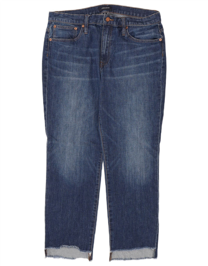 J. CREW Womens Straight Jeans W30 L27 Blue Cotton