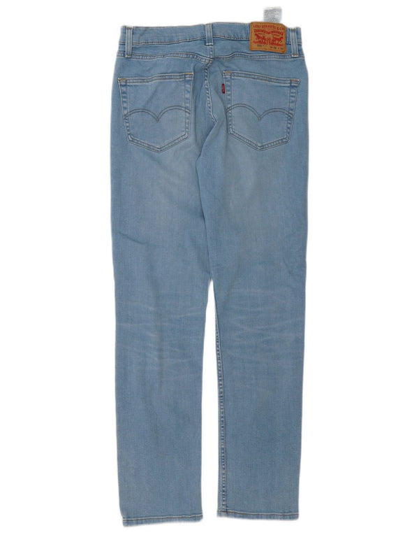 Levi's Mens 511 Slim Jeans W32 L32 Blue Cotton