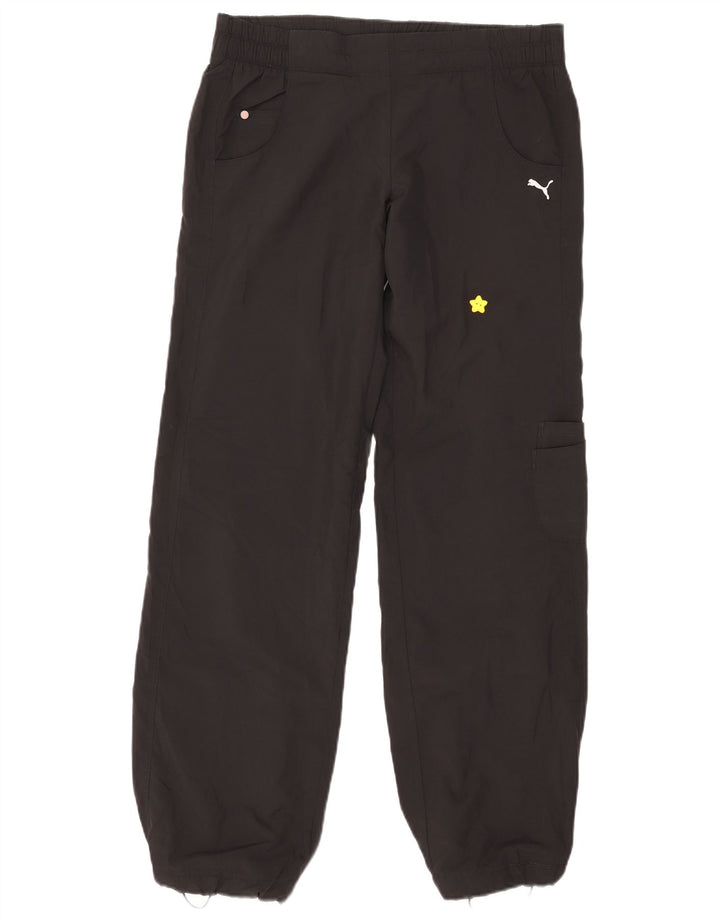 Женские брюки-карго Puma Joggers UK 12 Medium W32 L33, черный полиэстер