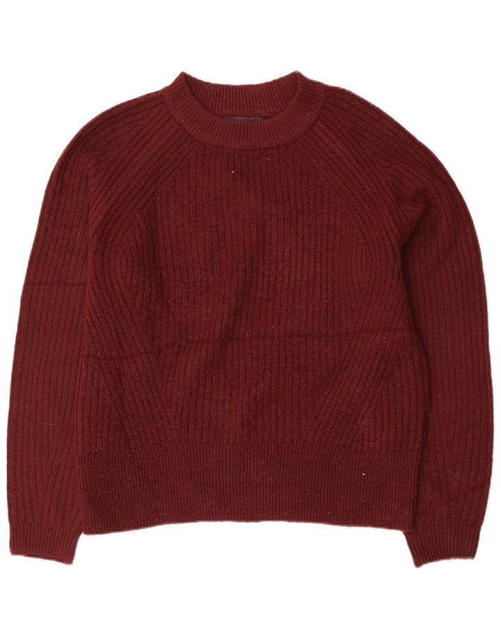 Marks & Spencer Dame sweater med rund hals DK 14 Medium Burgundy