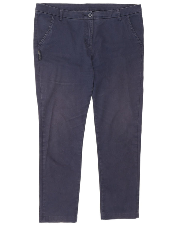 Mountain Warehouse Pantalon Chino Slim Femme UK 14 Large W36 L27 Bleu Marine