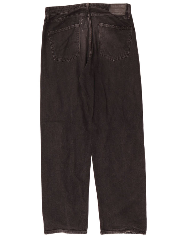 Jack & Jones Herre løse jeans W31 L34 Sort bomuld