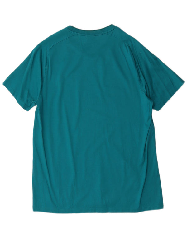 Hugo Boss Mens Slim Fit T-Shirt Top Large Blue Cotton
