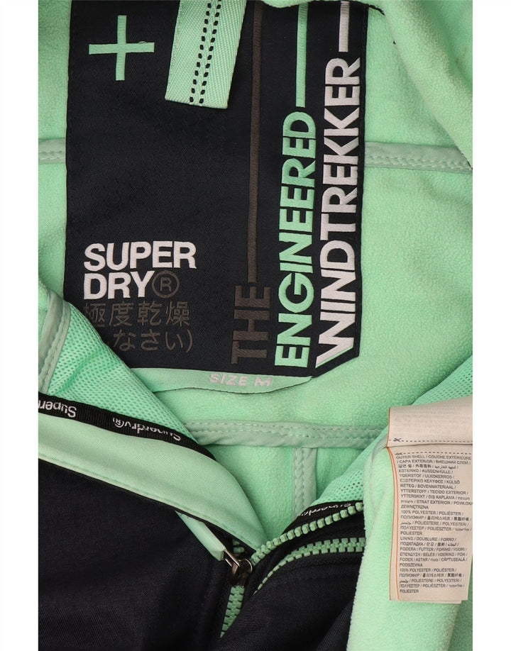 Giacca a vento con cappuccio Windtrekker da uomo Superdry UK 38 medio blu navy
