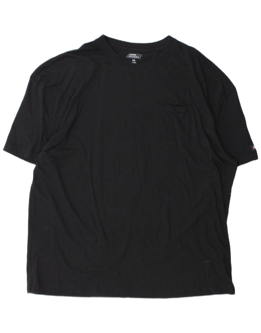 DICKIES Mens T-Shirt Top 4XL Black Cotton