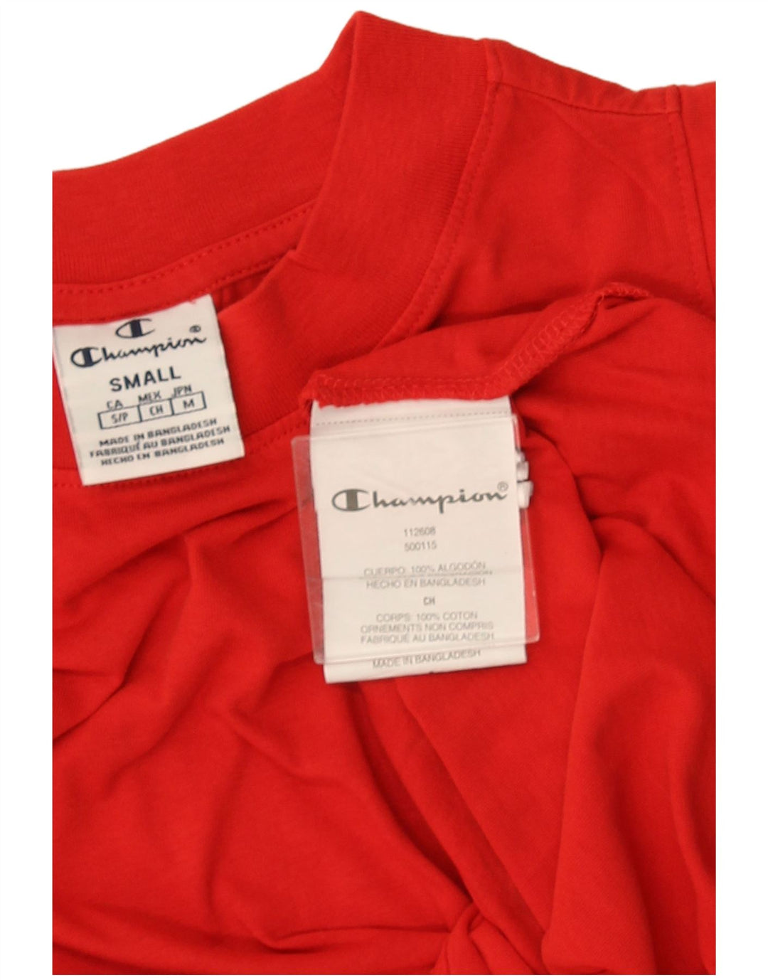 Champion Womens Graphic Vest Top UK 10 Small Red Cotton