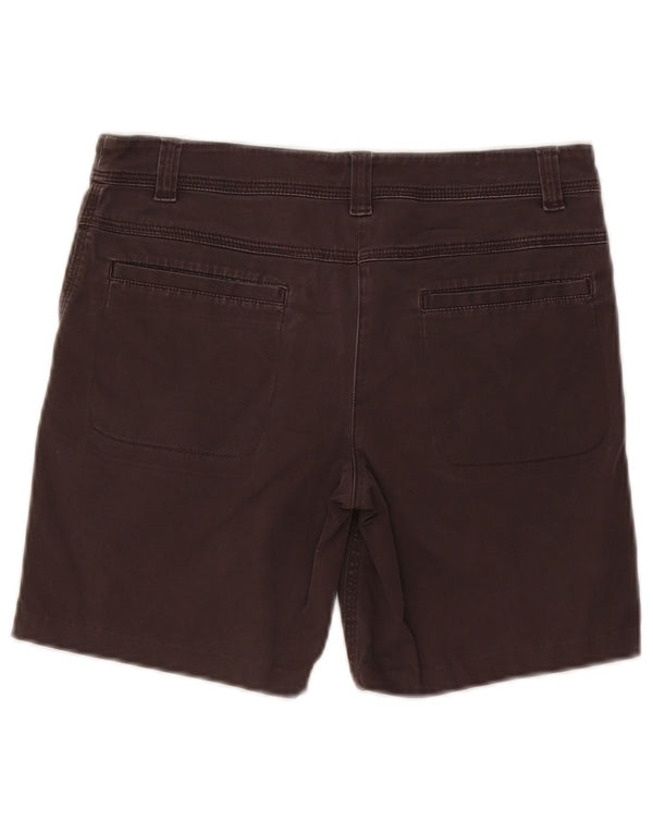 Vintage Womens Chino Shorts W28 Medium Grey Cotton