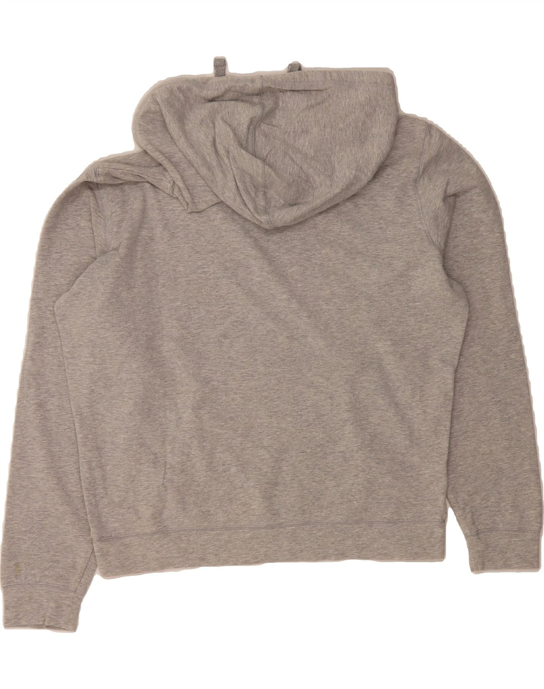 REEBOK Womens Hoodie Jumper UK 16 Large Grey Cotton Vintage Reebok and Second-Hand Reebok from Messina Hembry 