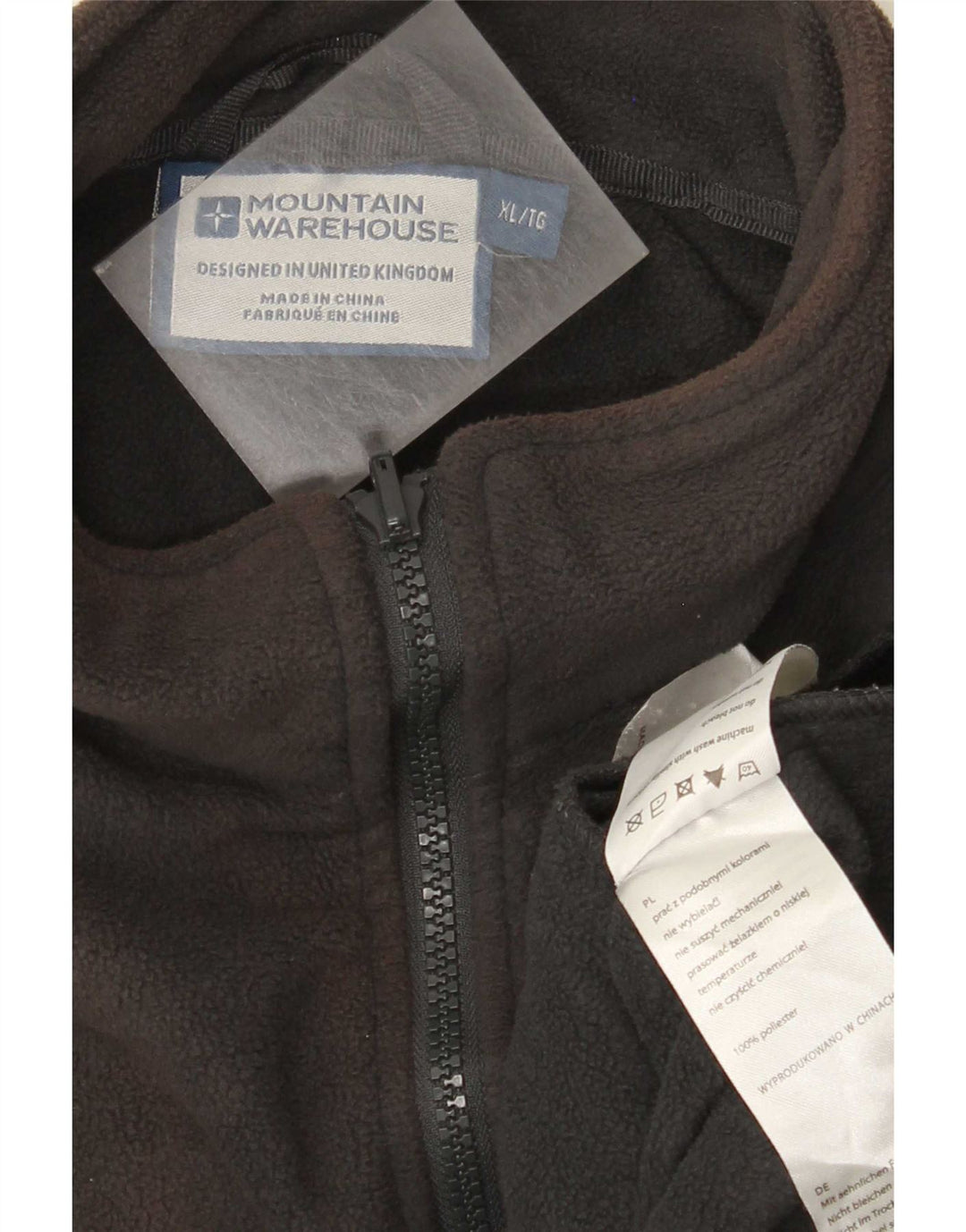 Mountain Warehouse Veste polaire doublée pour homme UK 42 XL Gris Polyester