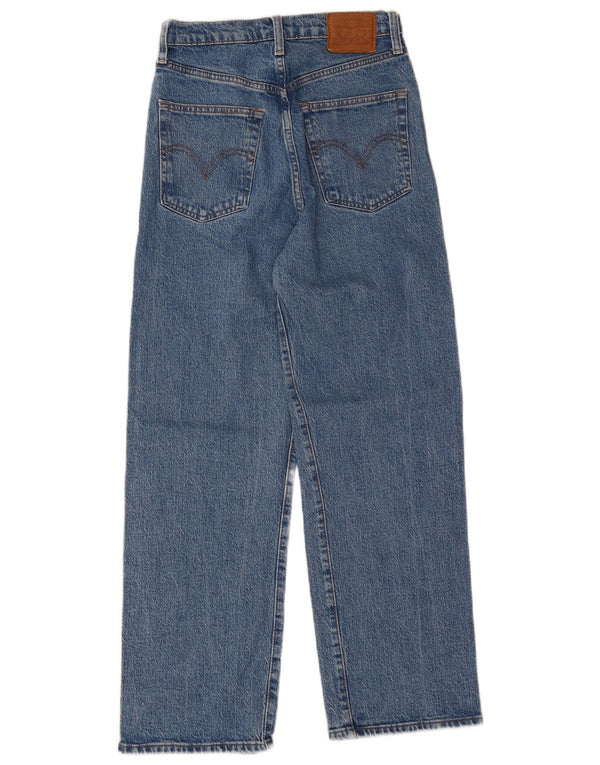 Levi's Jean Droit Taille Haute Ribcage Femme W27 L26 Bleu Coton