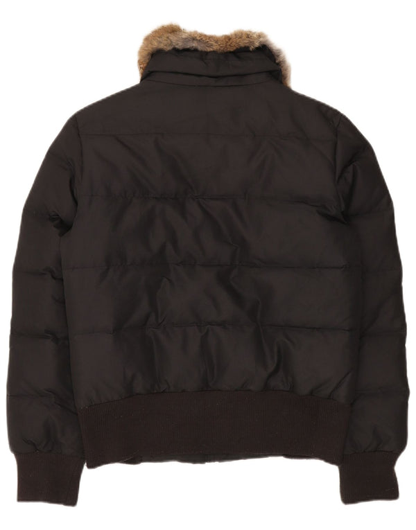 Sergio Tacchini Damen Wattierte Jacke IT 42 Medium Schwarz Polyester