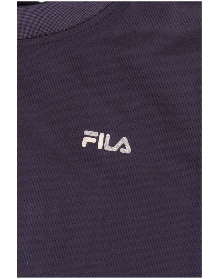 FILA Mens Vest Top Large Navy Blue