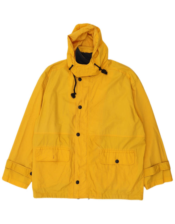 Kormorano Mens Hooded Windbreaker Jacket UK 42 XL Yellow
