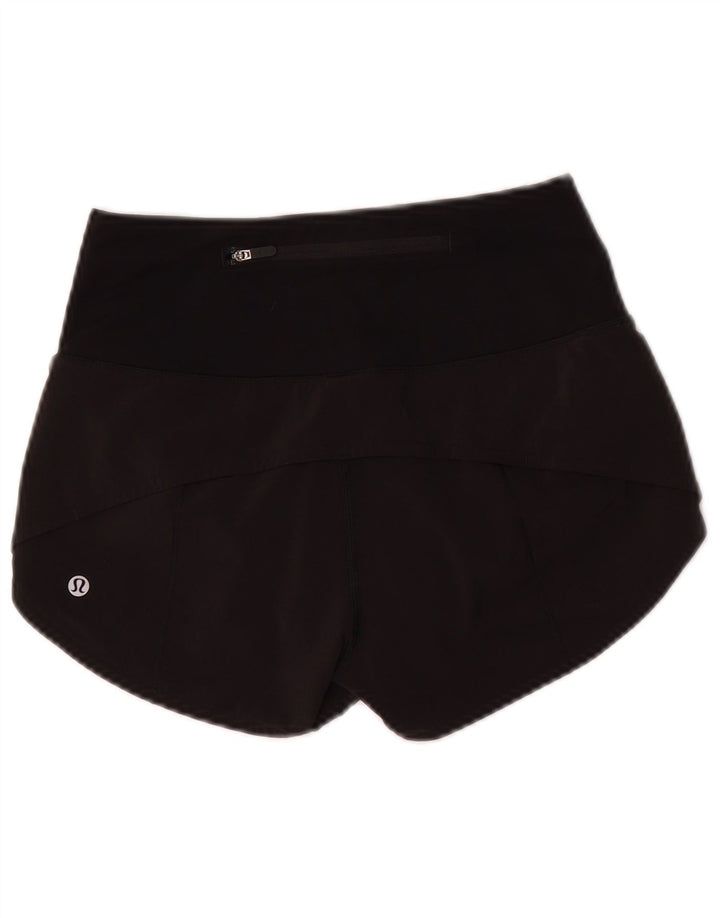 Lululemon Damen Sportshorts US 2 XS Schwarzes Nylon