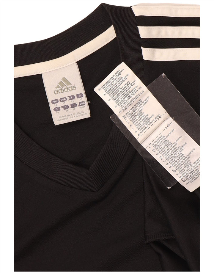 Adidas Mens Climalite T-Shirt Top Medium Black Polyester