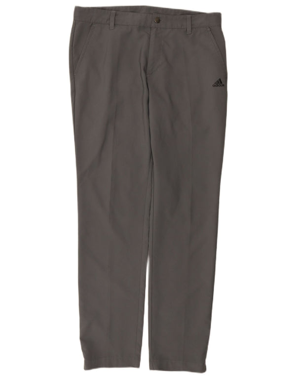 Calça Adidas Mens Slim Chino W32 L32 Cinza Poliéster